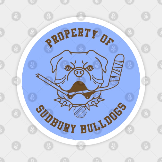 Shoresy Hoodie Merch - Hockey Jersey Sudbury Blueberry Bulldogs Meme Magnet by celestial_artworks